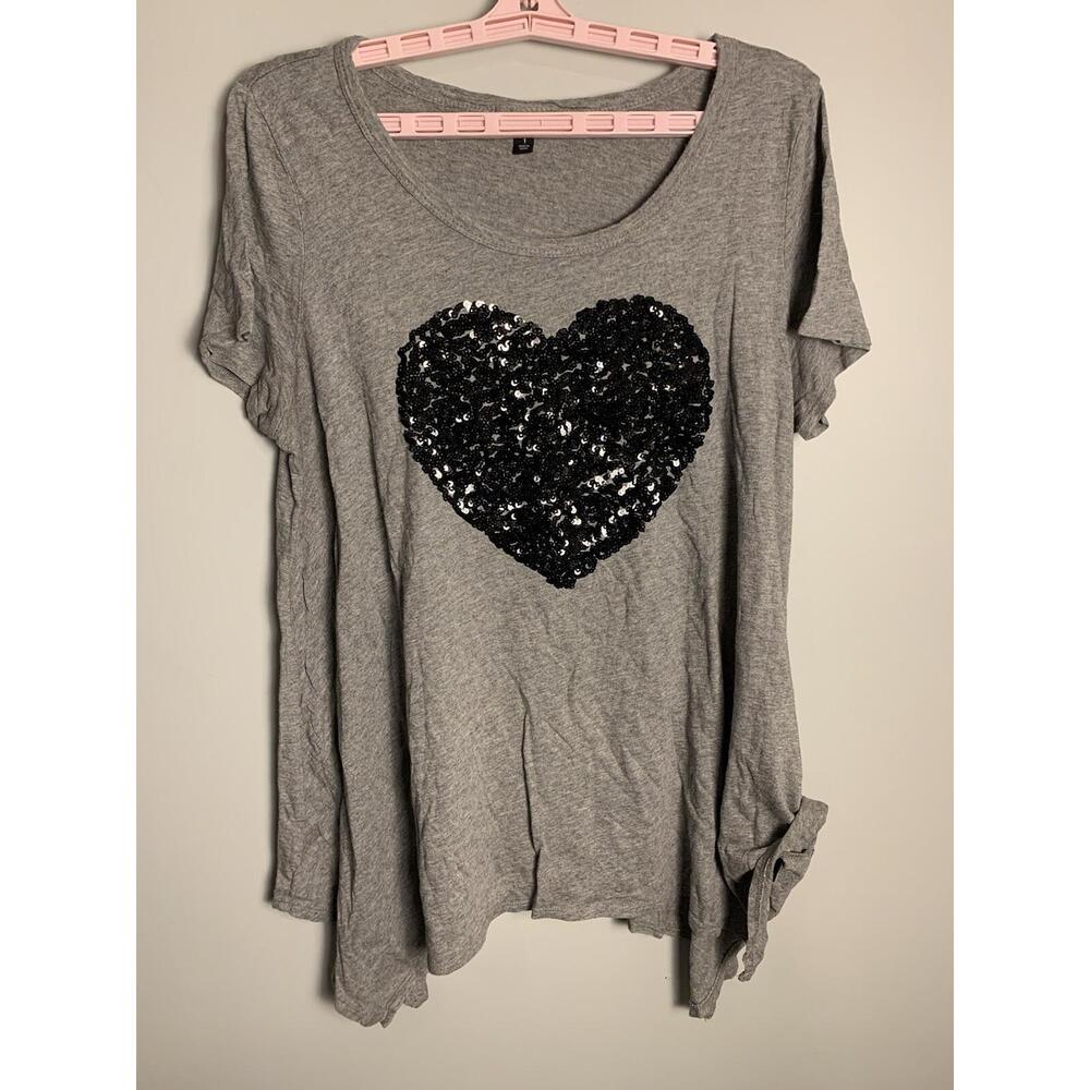 Torrid Heritage Slub Handkerchief Hem Tee 1X - Picture 6 of 9